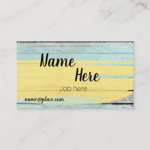 Rustic Colourful Business Card Design