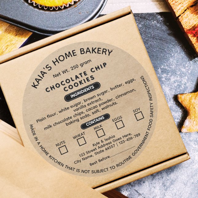 Rustic Cookies Label Cottage law label (Creator Uploaded)