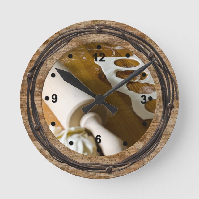 Rustic Cooking Clock (Front)