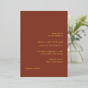 Rustic Copper Editorial Modern Wedding