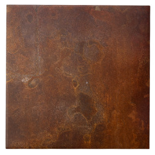 Rustic Corrugated Metal Ceramic Tile