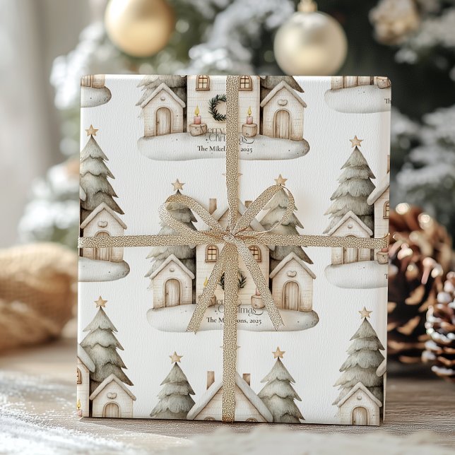 Rustic Cosy Christmas Wrapping Paper (Creator Uploaded)