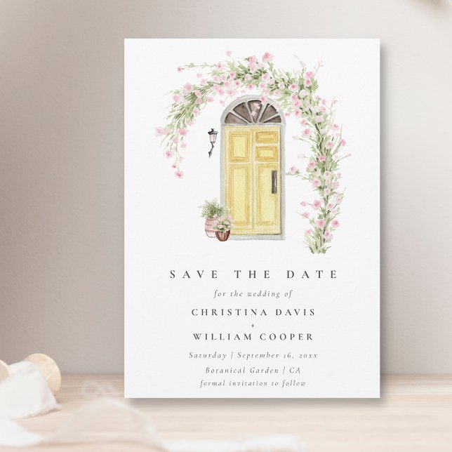 Rustic Cottage Garden Wedding Save the Date Invitation (Creator Uploaded)