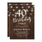 Rustic Country 40th Birthday Party | Custom Age
