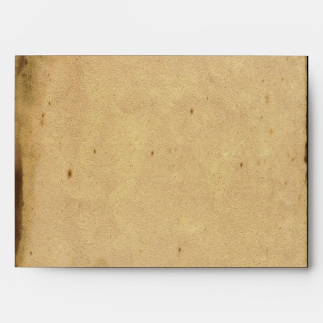 Rustic Country Barn Wood Wedding Envelope (Front)