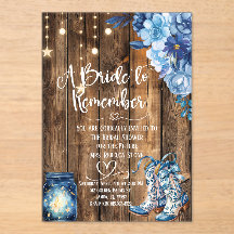Rustic Country Bridal Shower Invitation