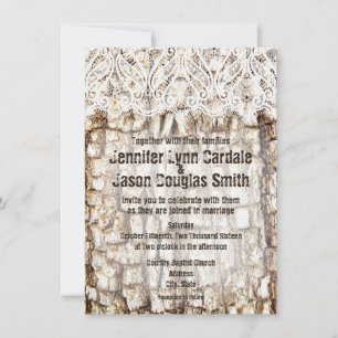 Rustic Country Camo Hunting Wedding Invitations