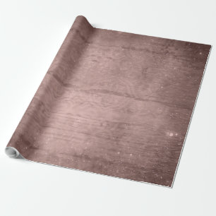 Rustic Country Chic Brown Wrapping Paper