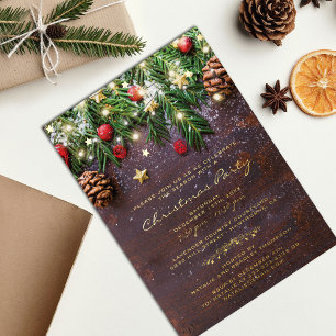 Rustic Country Christmas Holiday Party