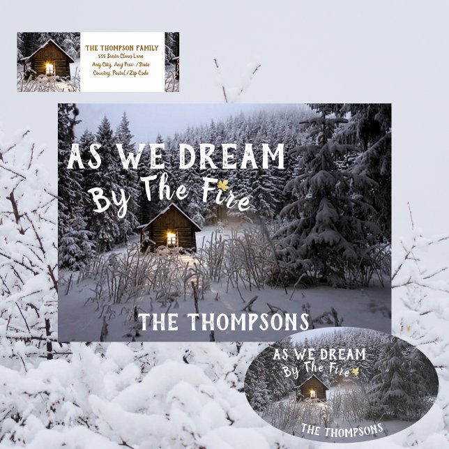 Rustic Country Christmas Return Address Label (Rustic Country Christmas - Return Address Label. Add the matching Christmas Card and Sticker.)