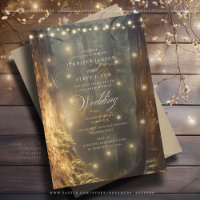 Rustic Country Enchanted Forest Wedding