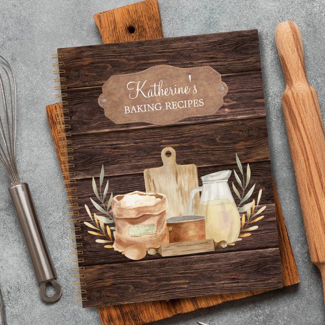 Rustic Country Family Favourite Baking Recipe Book (In situ)