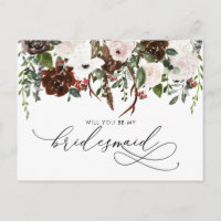 Rustic Country Floral | Be My Bridesmaid