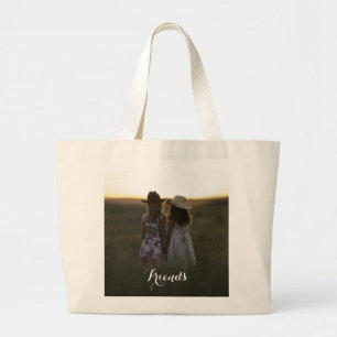 Rustic Country Friends Large Tote Bag