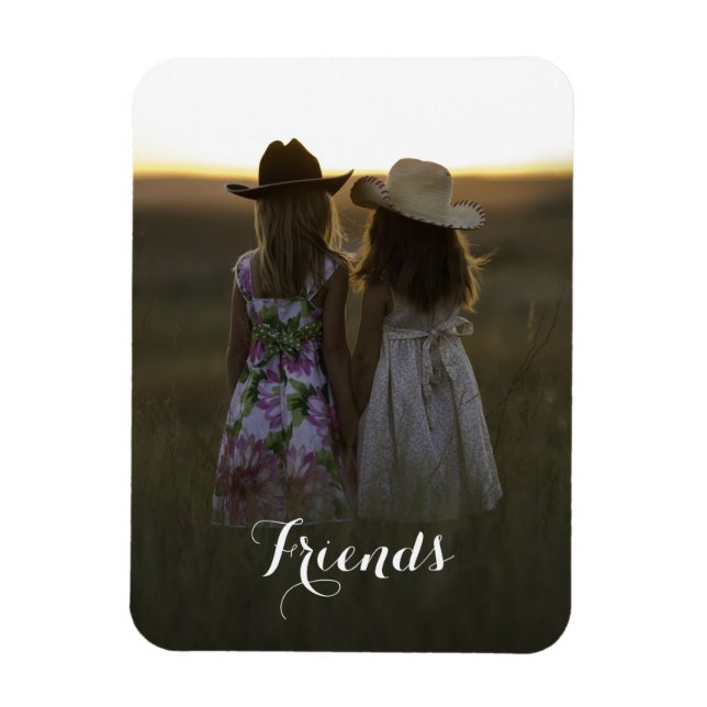 Rustic Country Friends Magnet (Vertical)