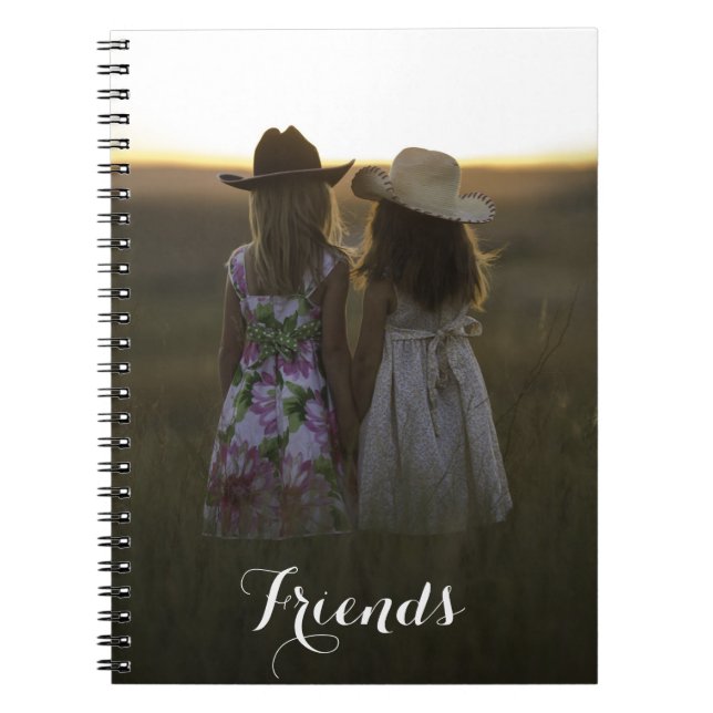 Rustic Country Friends Notebook (Front)