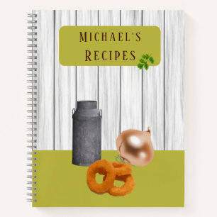 Rustic Country Kitchen with Name Recipe Book