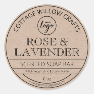Rustic Country Kraft Paper Scented Soap Labels