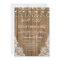Rustic Country Lace String Lights I DO BBQ Invite