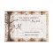 Rustic Country Lace Twine Wood Wedding RSVP