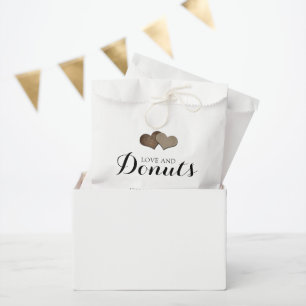 Rustic Country Love and Doughnuts Wedding Favour B Bag