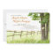 Rustic country love tree wedding invitations