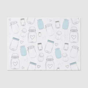 Rustic Country Mason Jars Party Tissue Paper
