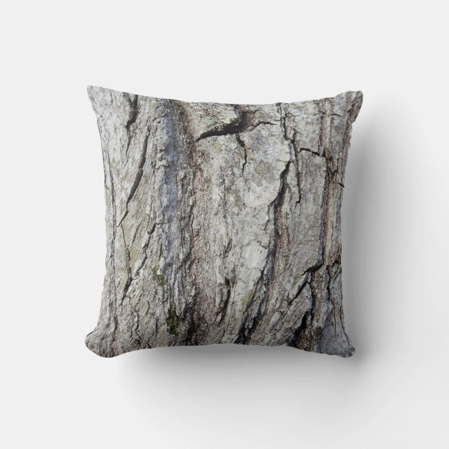 Rustic Country Nature Oak Tree Photo Cushion (Front)