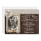Rustic Country Photo Wedding Invitation