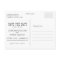 Rustic Country Save the Date Announcement Postcard