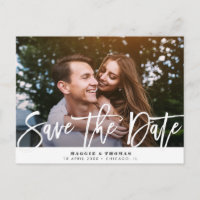 rustic country script save the date wedding