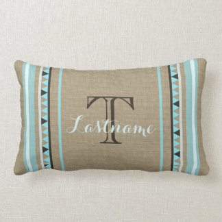 Rustic Country Southwest with Monogram Lumbar Cushion