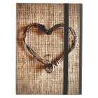 Rustic Country Twine Heart on Burlap Print