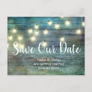 Rustic Country Vintage Wood Brown Postcard