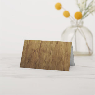 Rustic Country Wedding Folded Place Cards