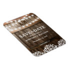 Rustic Country Wedding Fridge Save the Date