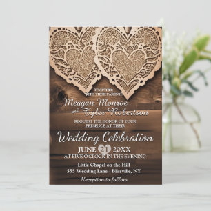 Rustic Country Wedding Invitation