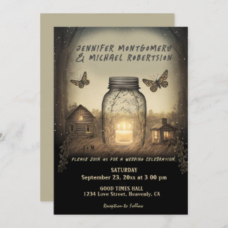 Rustic Country Wedding Invitation