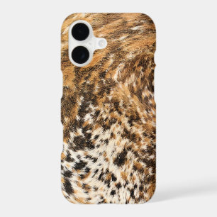 Rustic Country Western Long Horn Leather Pattern