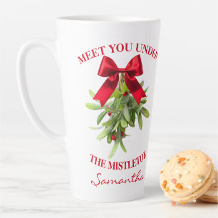 Rustic Country Western Mistletoe Large Mug