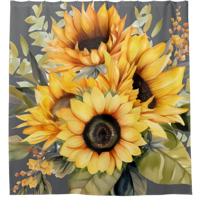 Rustic Country Western Shower Curtain (Front)