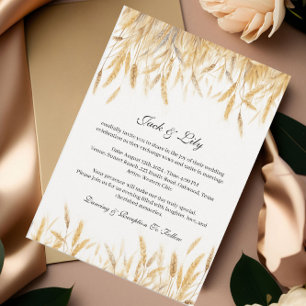 Rustic Country Western Wedding Invitation