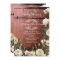 Rustic Country Wood Scotch Roses Baby Shower