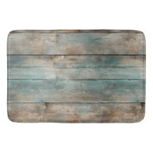 Rustic Country Worn Blue Wood Boards