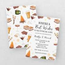 Rustic Couples Fall Bonfire Wedding Shower