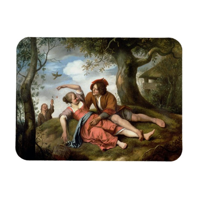 Rustic Courtship Magnet (Horizontal)