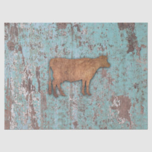 Rustic Cow 2 Tissue Paper