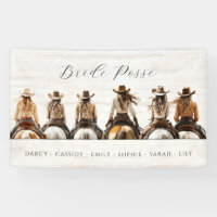 Rustic Cowgirl Bride Posse Bachelorette Party