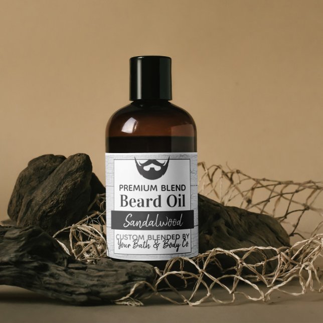 Rustic Crackled Wood Beard Oil (With Ingredients) (Creator Uploaded)