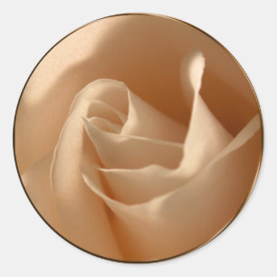 Rustic Cream Rose Wedding Envelope Seal